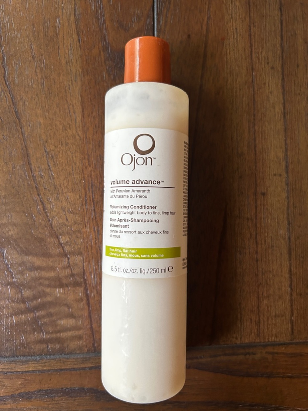 ORIGINAL Ojon Volume Advance Conditioner with Peruvian Amaranth 8.5oz/250ml